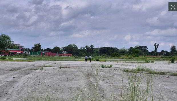 ভরাটকৃত জমিতে প্লট বুকিং চলছে – Modhu City, Bosila